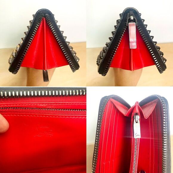 Christian Louboutin Panettone Multishade Metallic Zippy Long Wallet w/ Dust Bag - Picture 6 of 15